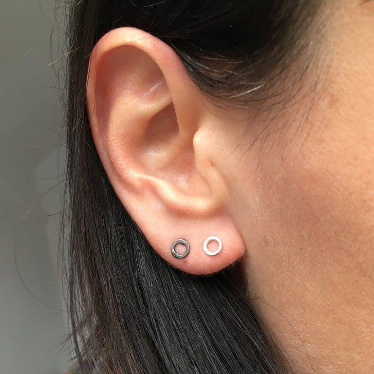 Tiny circle studs